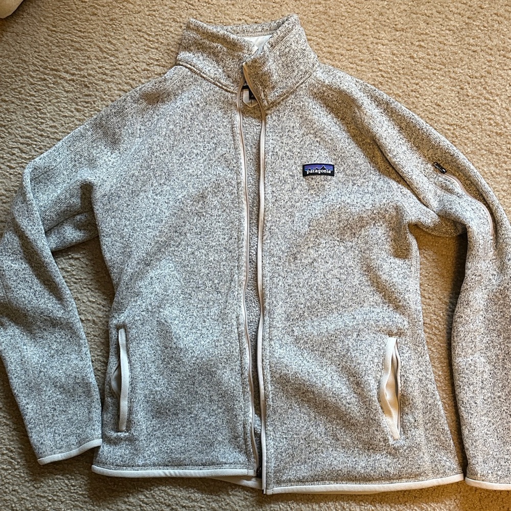 Patagonia better sweater full zip womens size large